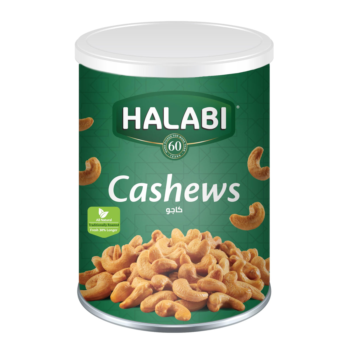 Halabi Cashew Nuts All Natural Ingredients 30 percent Longer Freshness - 400g