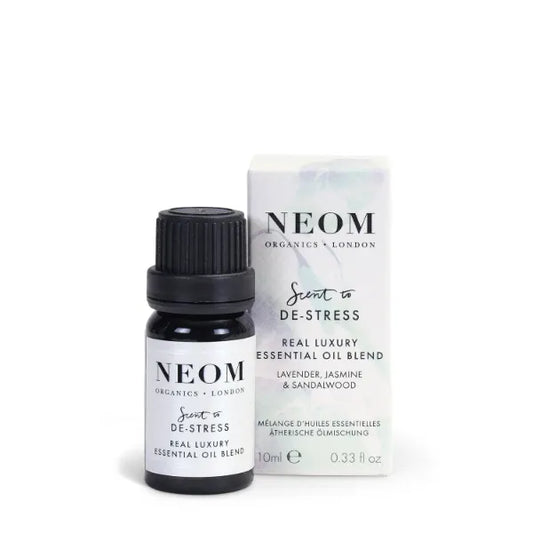 NEOM Essential Oil Blend, 10ml | Lavender, Jasmine & Sandalwood | Aromatherapy Diffuser Oils with Calming Essential Oil Blend | 100% Natural Fragrances | Tranquil & Relax | Signature De-Stress Scent
