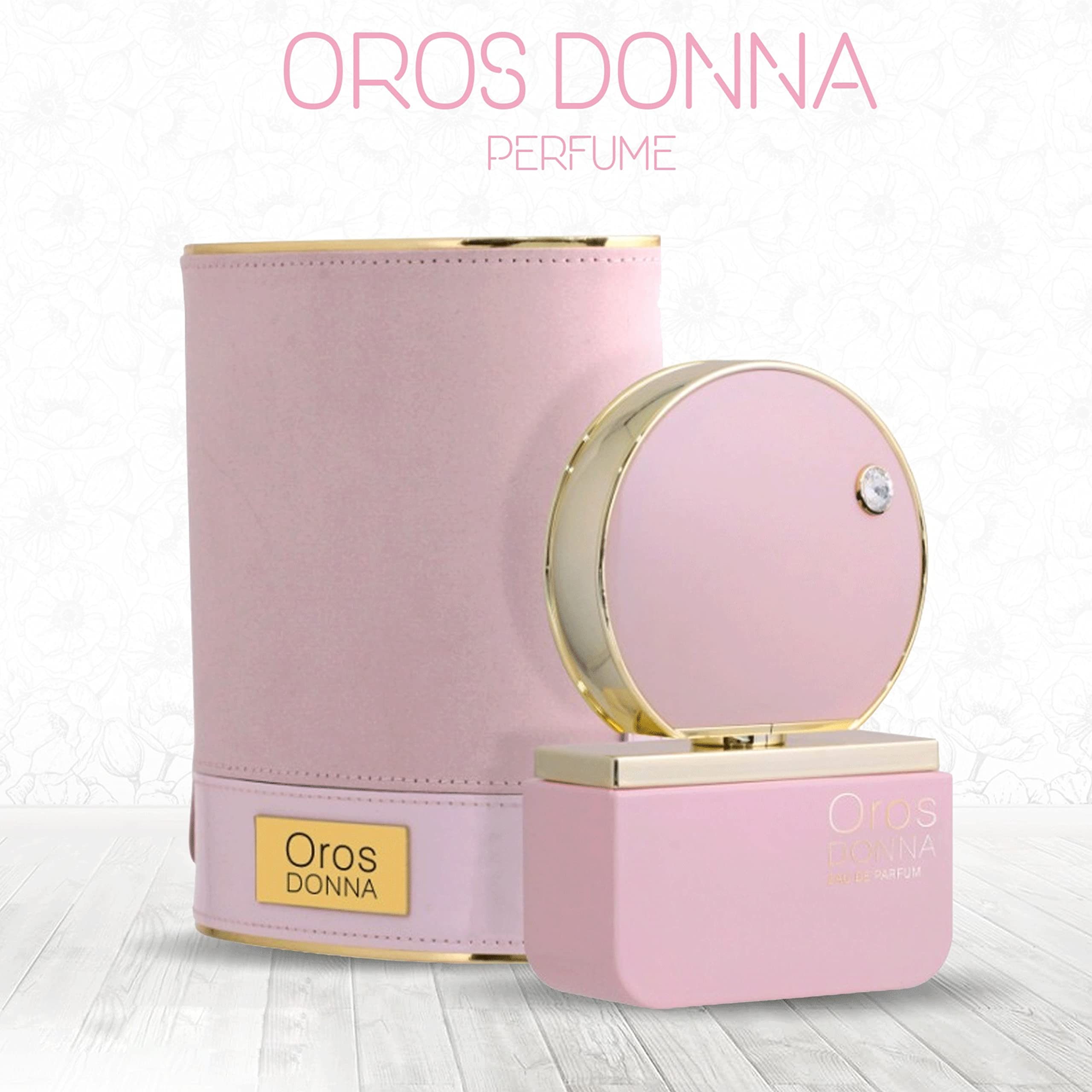 Armaf Oros Donna Pink Pour Femme Eau De Parfum Women 85ml / 2.9 Oz Fragrance For Her