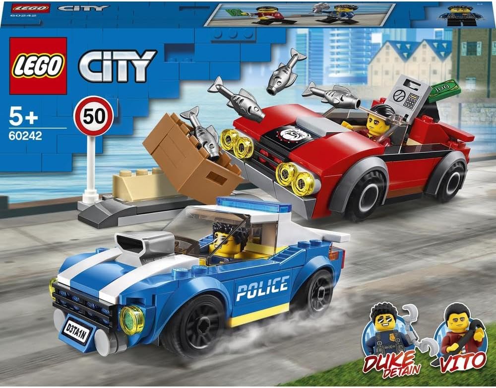 LEGO City Police Highway Arrest 60242 Building Set (185 Pieces)