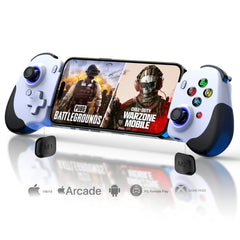 NALACAL Mobile Gaming Controller for Android & iPhone 15/16 Series (USB-C) - Remote Play PS5/PS4/Xbox/PC, PUBG Mobile, COD, Genshin Impact & More, 2 Mappable Buttons/Hall Joystick/Hall Trigger