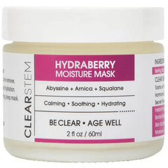 CLEARSTEM HYDRABERRY Hydrating Face Mask for Women - Overnight Mask for Evening Hydration to Nourish & Protect Skin Barrier