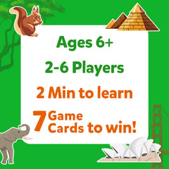 Skillmatics Guess in 10 Animals & Countries Combo, Perfect for Boys, Girls, Kids & Families Who Love Card Games, Educational Toys, Board Games, Trivia, Gifts for Ages 8, 9, 10 & Up