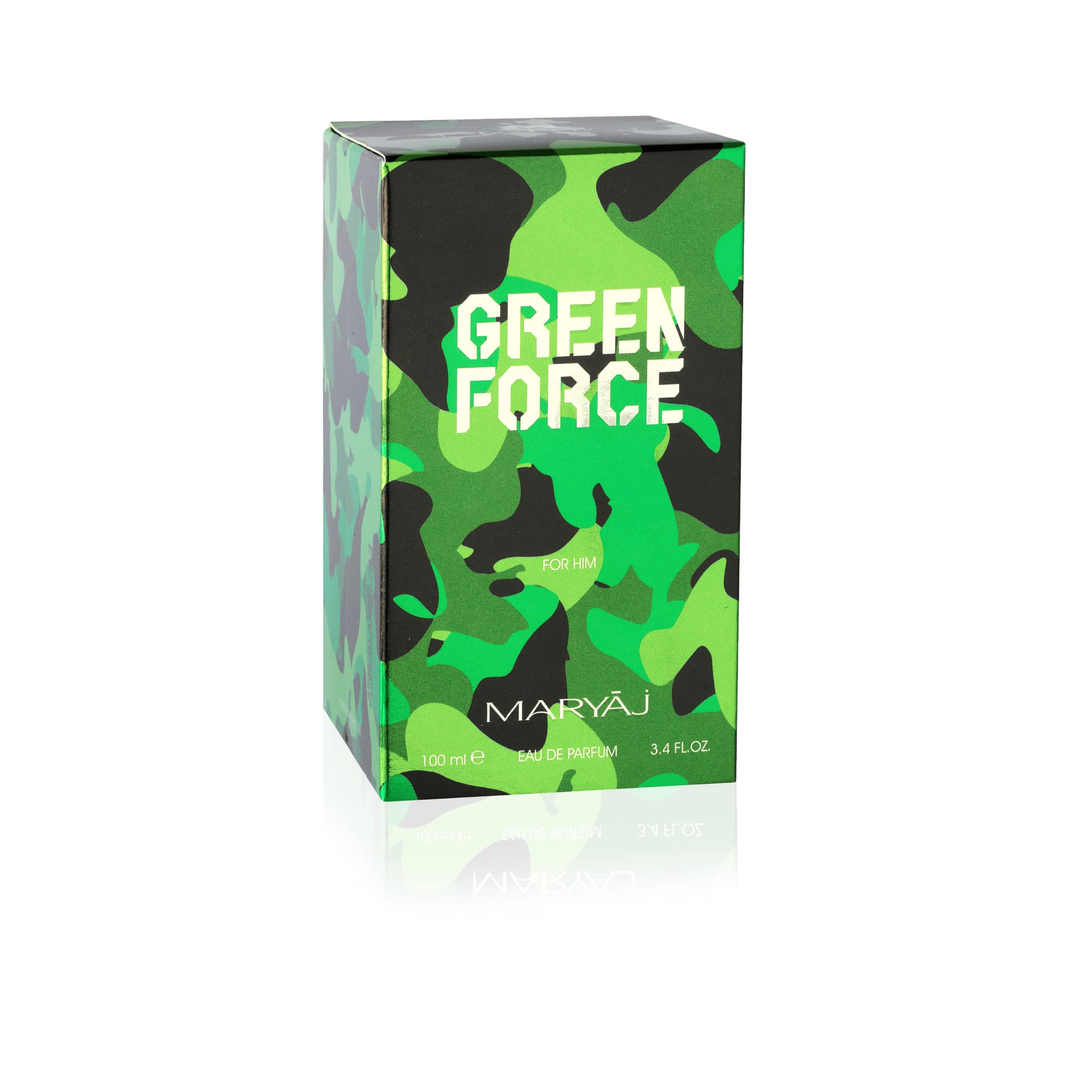 GREEN FORCE by Maryaj Perfumes For Men - Eau De Parfum 100 ml, 1.0 count, 1