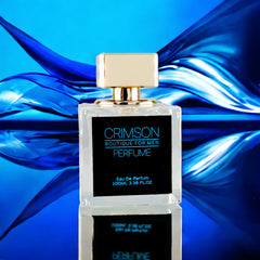 Atlantic Crimson Blue Eau De Parfum For Men 100ML - Long Lasting Men's Perfume - Daring & Bold Premium Perfume For Men