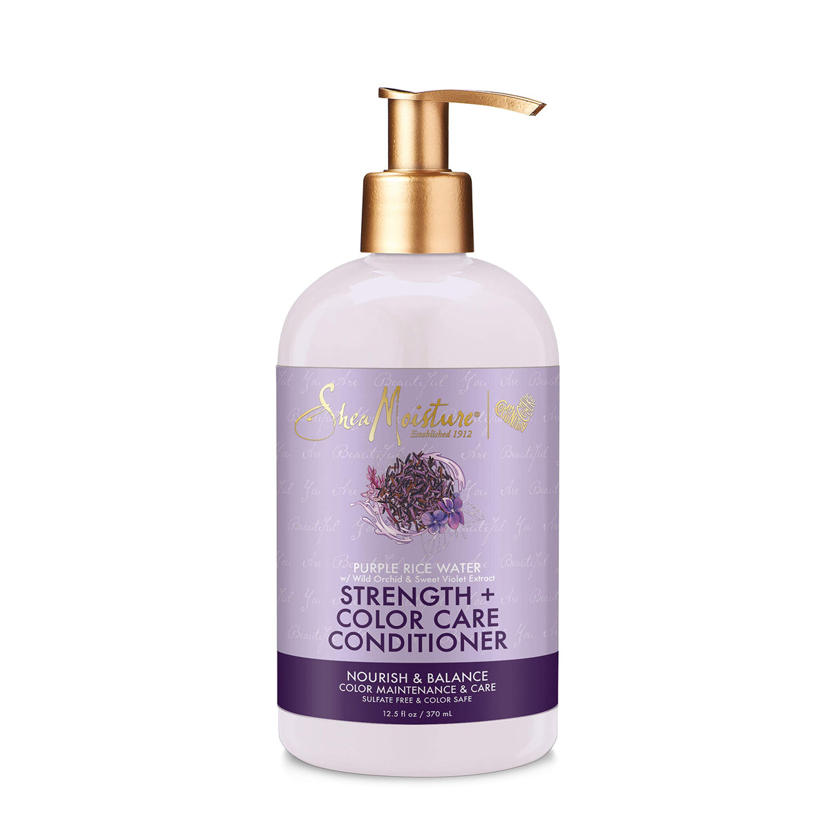 SHEA MOISTURE Strength + Color Care Conditioner Purple Rice Water 13 oz