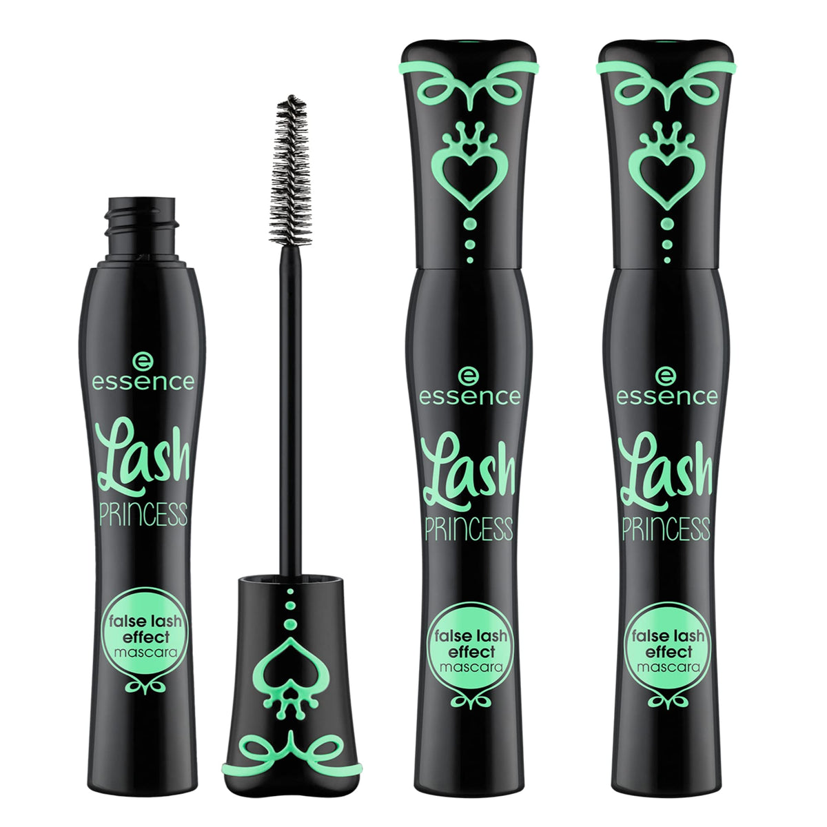 essence | 3-pack Lash Princess False Lash Effect Mascara | Gluten & Cruelty Free | Black