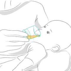 Maymom Baby Feeding cup; Graduated Cup for Dosing Medicine; 1 oz (4ct)