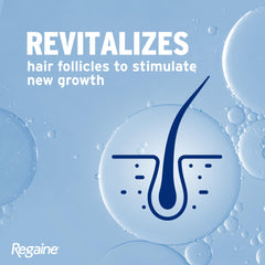 Regaine Men Foam 5% Minoxidil, clinically proven to stimulate hair growth, 60g Single Pack