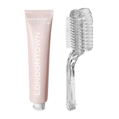 LONDONTOWN Mani Bright Nail Scrub Brightening Nail Whitener for Hands & Feet to Combat Stains Discoloration Yellow Dullness, 1.5fl oz