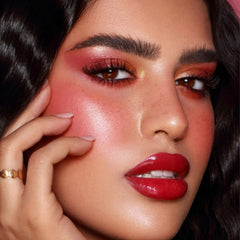 NALACAL 2-Piece Embossed Smooth Powder Blush Palette – Vibrant Orange and Pink Blushers for Flawless Cheeks, Featuring Matte Finish and Rich Pigmentation for Stunning Makeup Looks