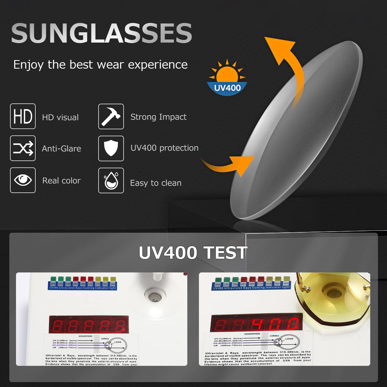 AEVOGUE Sunglasses For Women Oversized Rimless Diamond Cutting Lens Sun Glasses AE0534