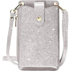 Valentoria Women's Crossbody Bag , Small Leather Shoulder Purse with Card Wallet and Lanyard Case