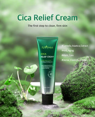 ISNTREE Cica Relief Cream 1.69 fl. oz, Revitalizing and Calming Cream with Centella Asiatica Extract and EGF