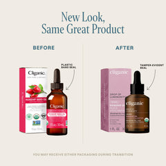 Cliganic USDA Organic Rosehip Seed Oil for Face, 100% Pure | Natural Cold Pressed Unrefined Hexane-Free | Base Carrier Oil for Skin, Hair & Nails | Certified Organic, 1oz
