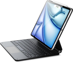 ESR iPad Air 13 Inch Case Keyboard (M3/M2, 2025/2024) & iPad Pro 12.9 inch (3/4/5/6th Gen) Magic Keyboard, Easy-Set Floating Cantilever Stand, Precision Multi-Touch Trackpad, Rebound Series, Black