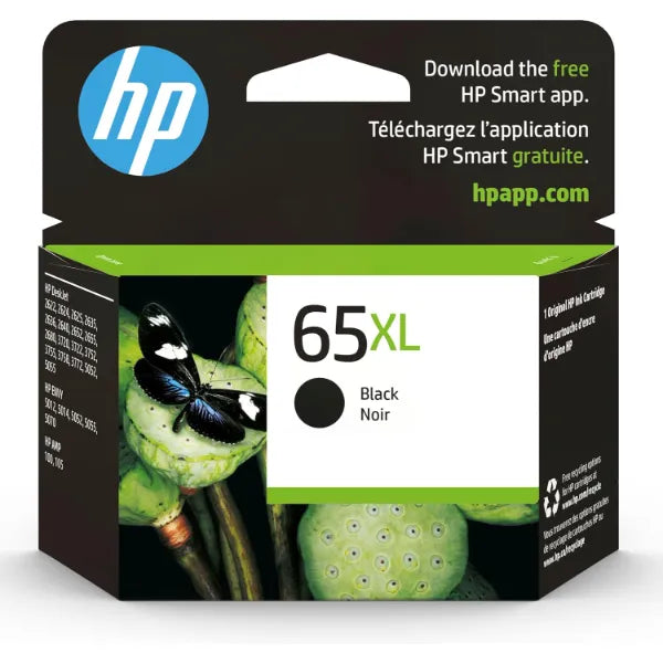 HP 65XL Ink Cartridge (N9K04AN) - Black