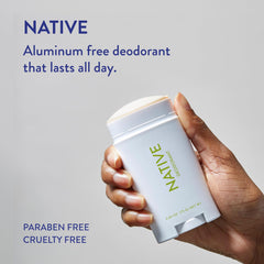 Native (Eucalyptus Mint) - Native Deodorant - Natural Deodorant for Women and Men - Vegan, Gluten Free, Cruelty Free - Aluminium Free, Free of Parabens and Sulphates - Eucalyptus & Mint