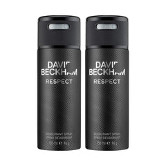 David Beckham Respect Deodorant Spray 150ml (Pack of 2)