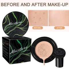 Makeup Base Mushroom Head,Air Cushion Liquid Foundation,Air Cushion BB,Liquid Foundation Mushroom,Natural Moisturizing Full Coverage Foundation,Brightening Pigment BB Cream Foundation for Women