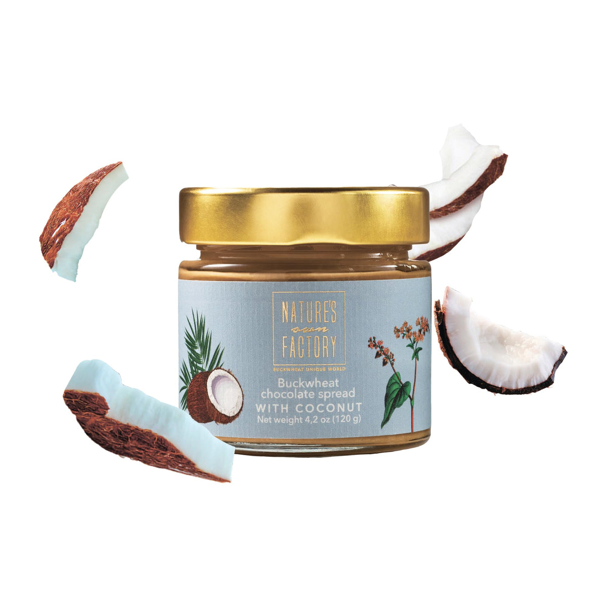 Nature's Own Factory Chocolate Spread with Coconut - 120g