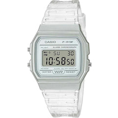 Casio Classic Alarm Digital Watch Clear/Grey