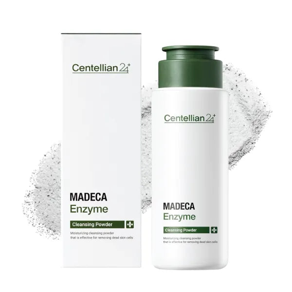 CENTELLIAN 24 Madeca Enzyme Cleansing Powder (2.03fl oz) - Gentle Daily Exfoliating Face Cleanser & Mask for Smooths Skin, Reduces Oil & Remove Impurities, Korean Skin Care