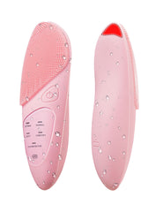 Excefore Silicone Face Brushes for Cleansing and Gentle Exfoliating, Waterproof Rechargeable Electric Facial Cleansing Brush, Sonic Facial Scrubber Exfoliator Brush