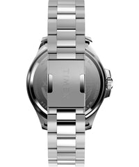 Timex 43 mm Harborside Coast Watch - Stainless Steel/Teal/Silver-Tone