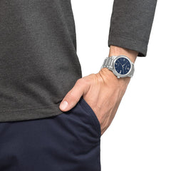 Citizen Mens Analogue Eco-Drive Watch with Stainless Steel Band