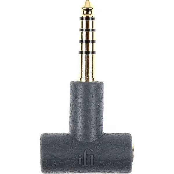 iFi Audio 3.5mm to 4.4mm Balanced Headphone Adapter – Gold-Plated Right-Angle Audio Converter for Headphones, DACs & Amplifiers