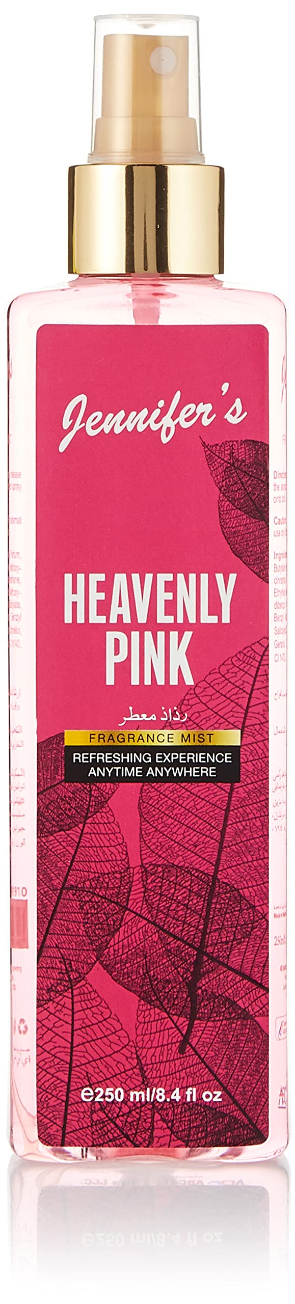 Jennifer'S Heavenly Pink Fragrance Mist, 250 Ml