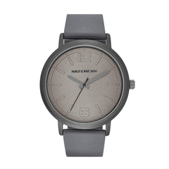Skechers Men's Ardmore Quartz Metal and Silicone Casual Sports Watch - Gray