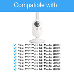 TIUIHU Monitor Holder for Philips Avent Baby Monitor SCD843/26, SCD833/26, SCD630/26, Baby Monitor Holder for Philips Avent Video Baby Monitor, Video Baby Monitor with Camera Mount Holder