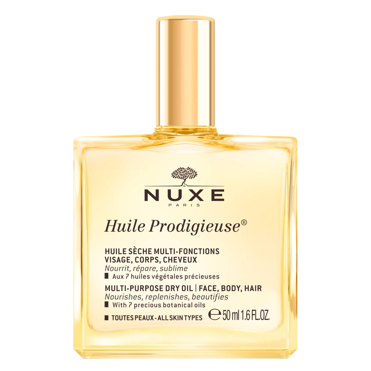 Nuxe Huile Prodigieuse Multi-Purpose Dry Oil for Women, 50 ml