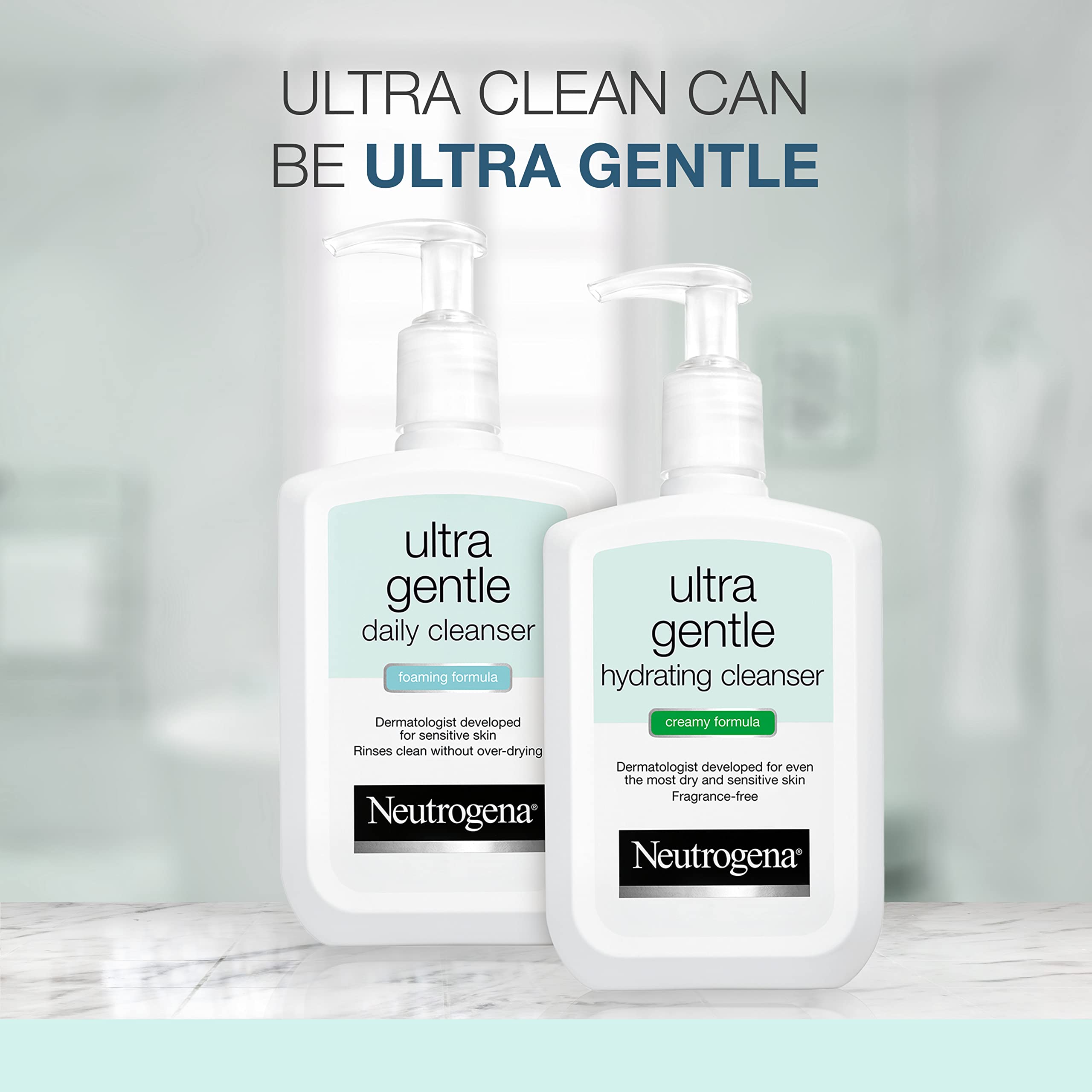 Neutrogena Ultra Gentle Hydrating Cleanser For Sensitive Skin, 12 Fl. Oz.