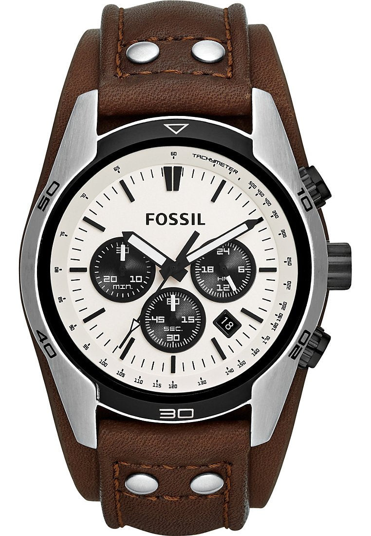 Fossil Men's CH2890 Coachman Analog Display Analog Quartz Brown Watch