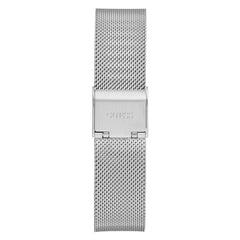 GUESS US Women's Silver-Tone Logo Analog Watch