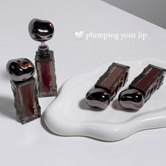 Lip Gloss, Shine Gloss Lip Gloss Set, 3 Colors Moisturizing Lip Gloss with Smooth and Hydrating Glass Finish, Liquid Lip Color for Glossy Hydrating Lips, Makeup Set for Girls and Women