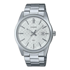 Casio Men's Watch - MTP-VD02B-1EUDF Silver / White