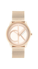 Calvin Klein CK ICONIC Unisex Watch, Analog - Carnation Gold