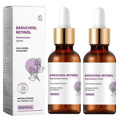 LBOYLOVE® 2 Pcs Bakuchiol Retinol Serum, Retinol Rejuvenation Serum for Anti-Wrinkles and Glowskin, Retinol Face Serum for Men & Women