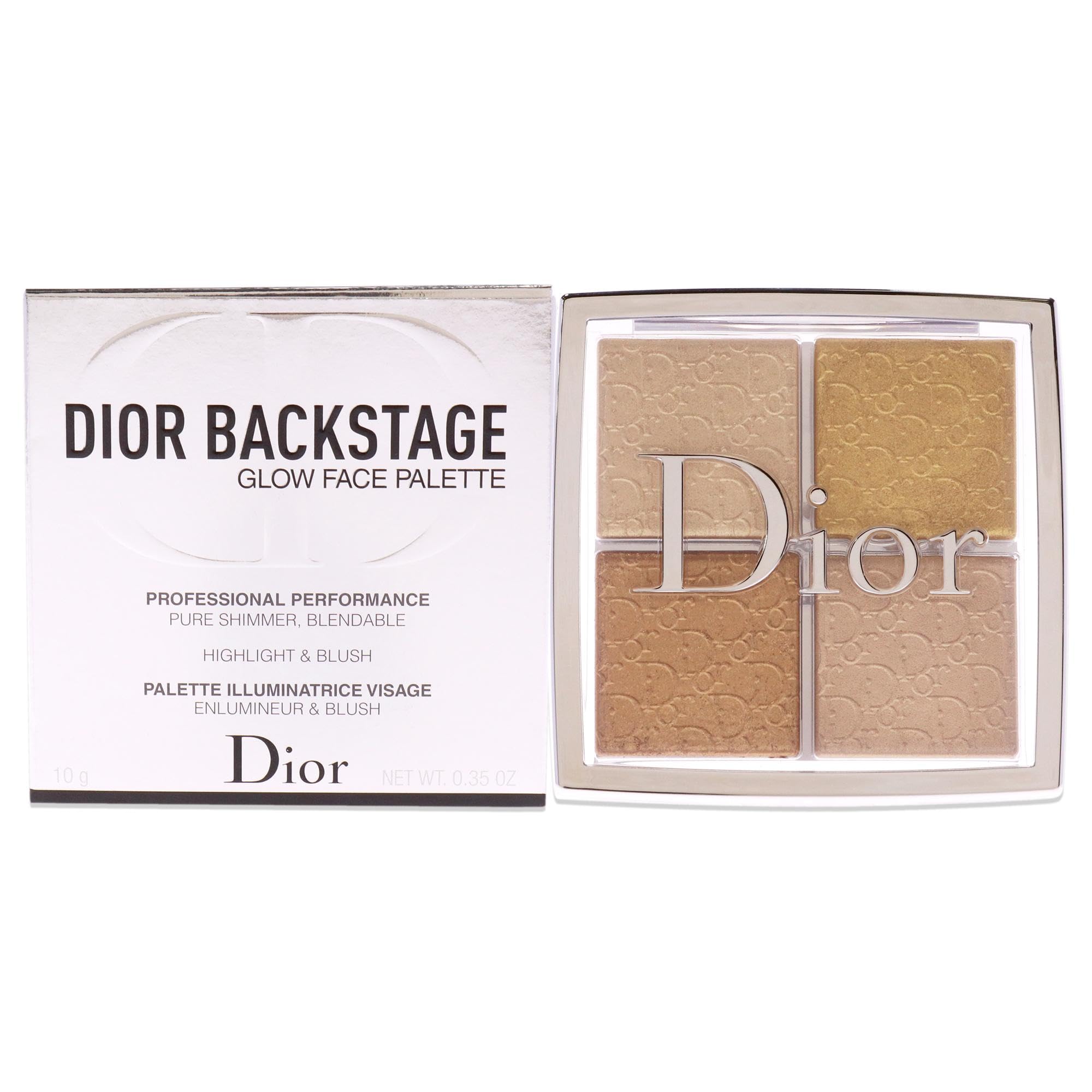 Christian Dior Backstage Glow Face Palette (Highlight & Blush) - # 003 Pure Gold 10g/0.35oz