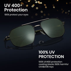 Cyxus Sunglasses for Men Women Classic Polarized Sunglasses UV400 Protection Anti Glare for Driving Outdoor