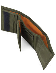 Timberland PRO mens Cordura Velcro Nylon RFID Trifold Wallet With ID Window Wallet - Olive