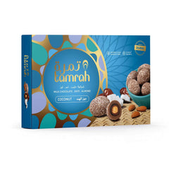 Tamrah Coconut Chocolate, Covered Date and Almond Gift Box 230 grams