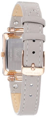 Anne Klein AK3752RGTP Japanese Quartz Dress Watch with Leather Strap for Women, Taupe/Rose Gold