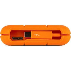 Lacie Rugged Thunderbolt USB 3.0 External Portable Hard Drive (STEV1000400) 1TB - Orange