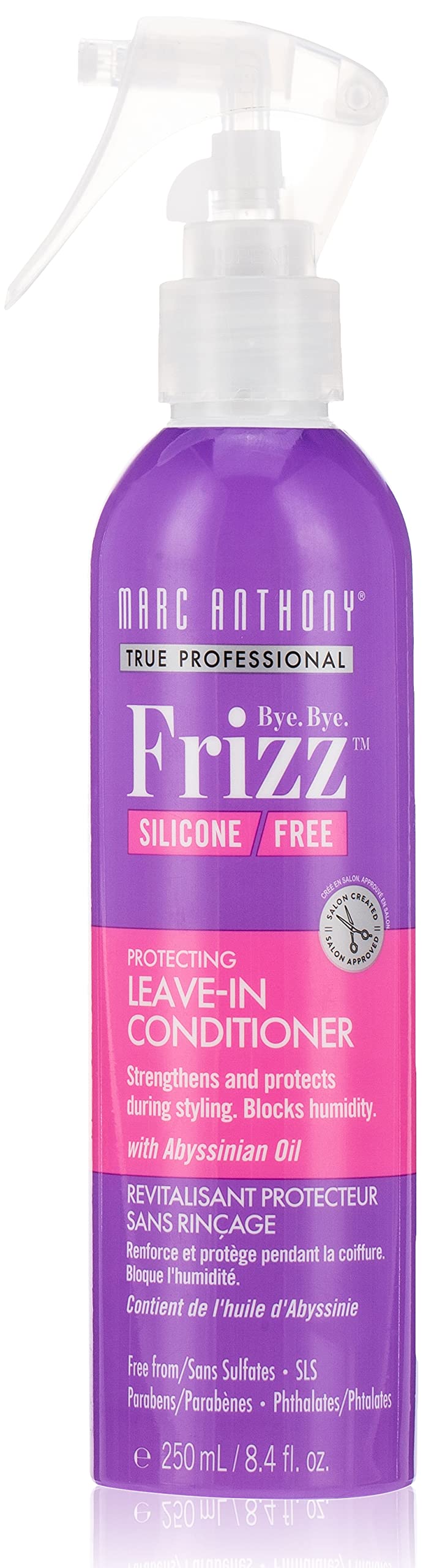 Marc Anthony Bye Bye Frizz Silicone Free, Leave-In Conditioner, Phthalate free - 250Ml