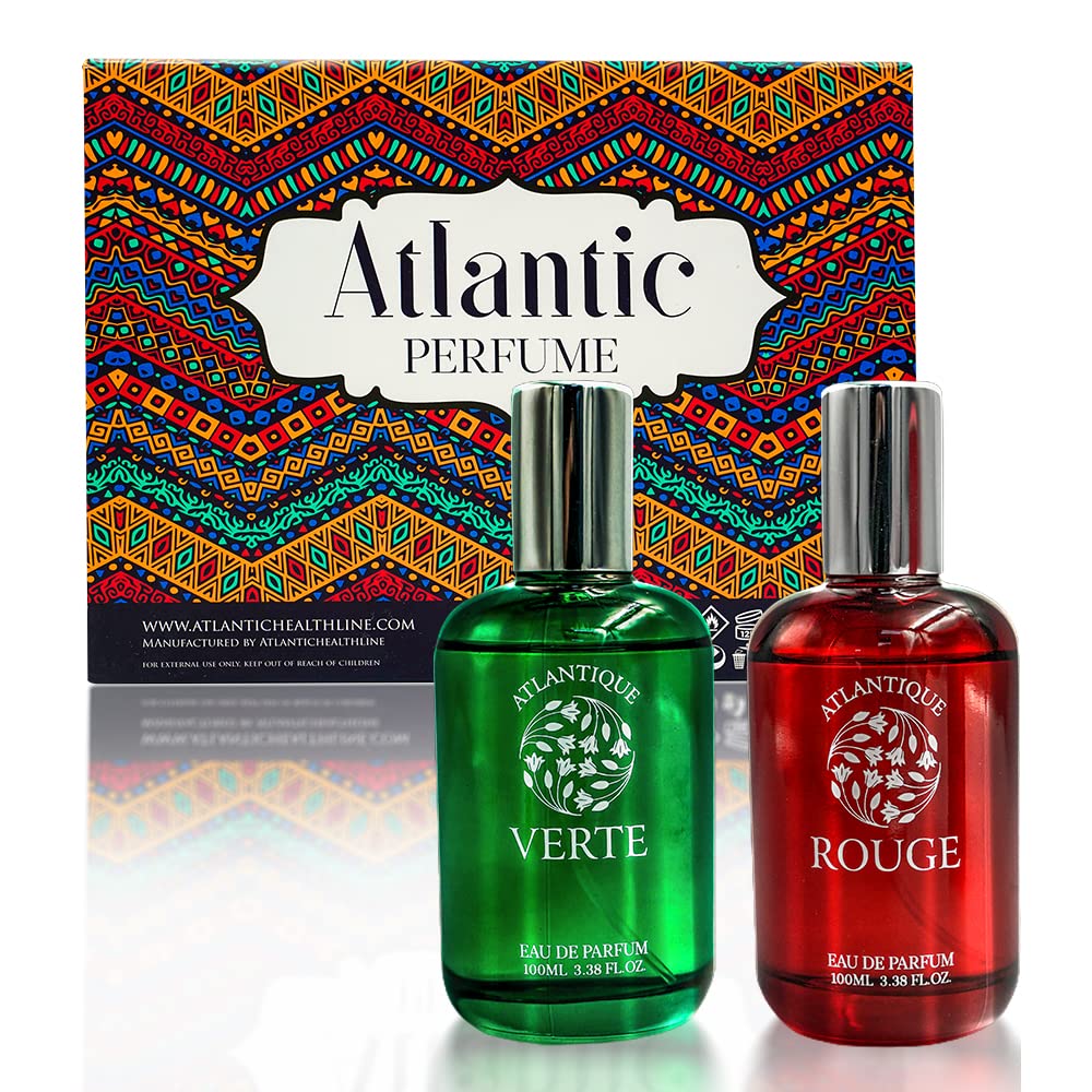 Atlantic Perfume for Men and Women Eau de Parfum Long Lasting Perfumes Fragnance (Atlantic Gift Set, 100ml) Gift For Him Gift For Her